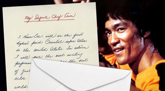 a carta de bruce lee - Home